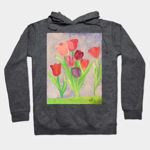 tip toe through,,, Hoodie by Shaky Ruthie's Art from the Heart